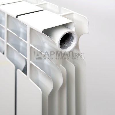 Радиатор алюминиевый НРЗ Люкс 500x100 - 1 секция