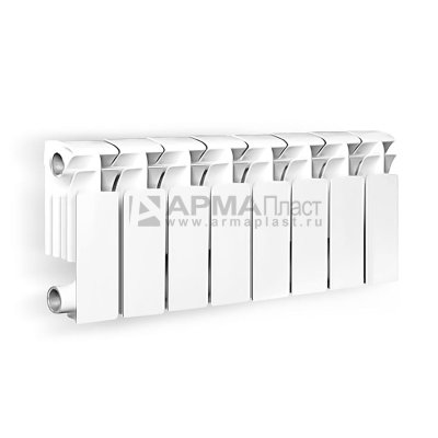 Радиатор алюминиевый ROMMER Plus AL 200х100 - 1 секция
