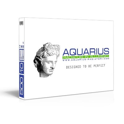 Радиатор алюминиевый Aquarius Apollo 350x80х 4