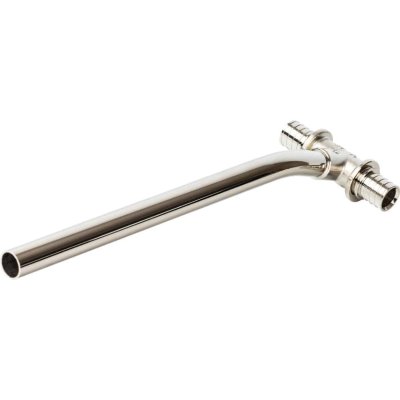 Трубка для подкл-я радиатора, STOUT Т-образная 20/1000 для труб из сшитого полиэтилена аксиальн.